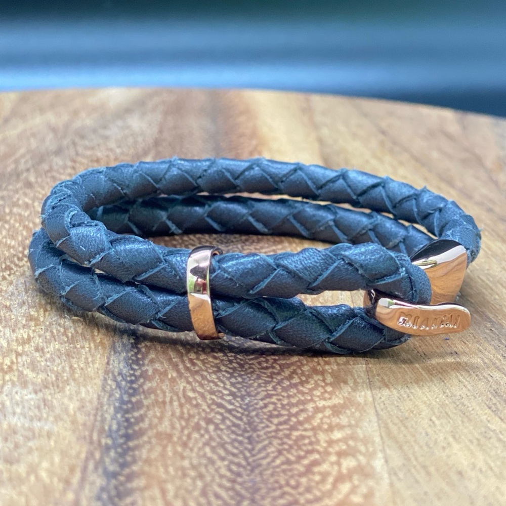 Miansai Beacon Bracelet Rose Gold Size Small